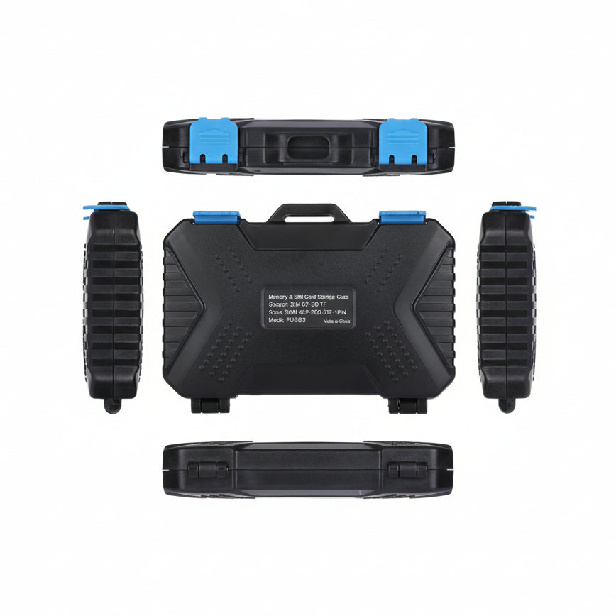 Carcasa Protectie Carduri Memorie PULUZ 27in1 – Organizator CF, SD, TF si SIM - Rezistenta la Apa, Foc, Impact